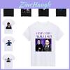 Die Addams Family Wednesday Unisex T-Shirt Top Stilvoll Weich Atmungsaktiv Bequem