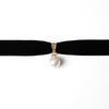 Vintage Black Velvet Choker Necklace for Women Collar Torques Neck Jewelry Black Boho Stretch Yin Yang Charm Gothic Punk