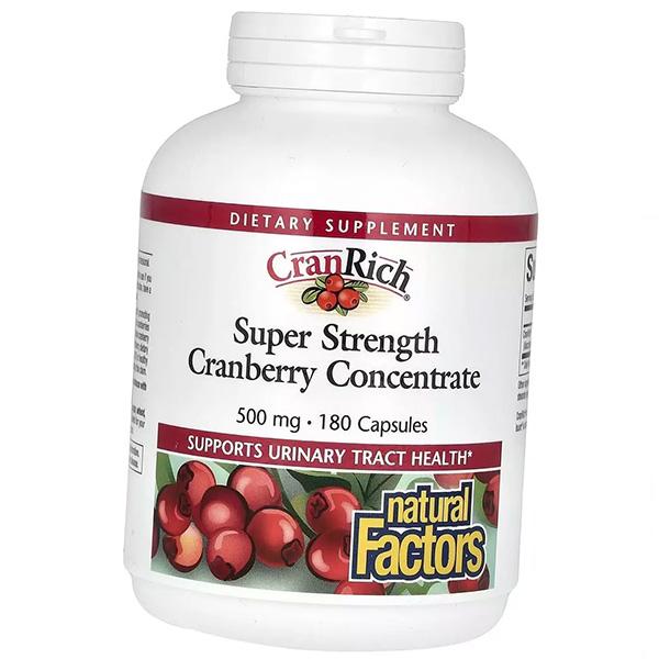 Cranberry Concentrate, CranRich Cranberry, Natural Factors  90caps (71406001)