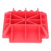 Jack Alleviate Base Pad Hard Nylon Red Serrated Replacement for XTREME OffRoad Rescue