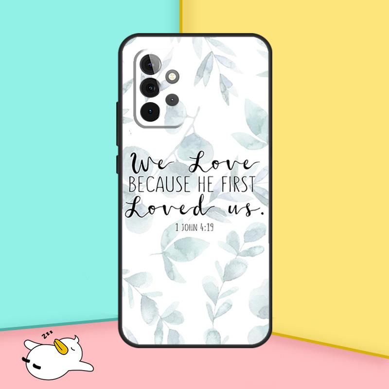 Bible Verse Christian Quote Phone Case For Samsung Galaxy A15 A25 A35 A55 A53 A33 A13 A52 A32 A12 A51 A71 A14 A34 A54