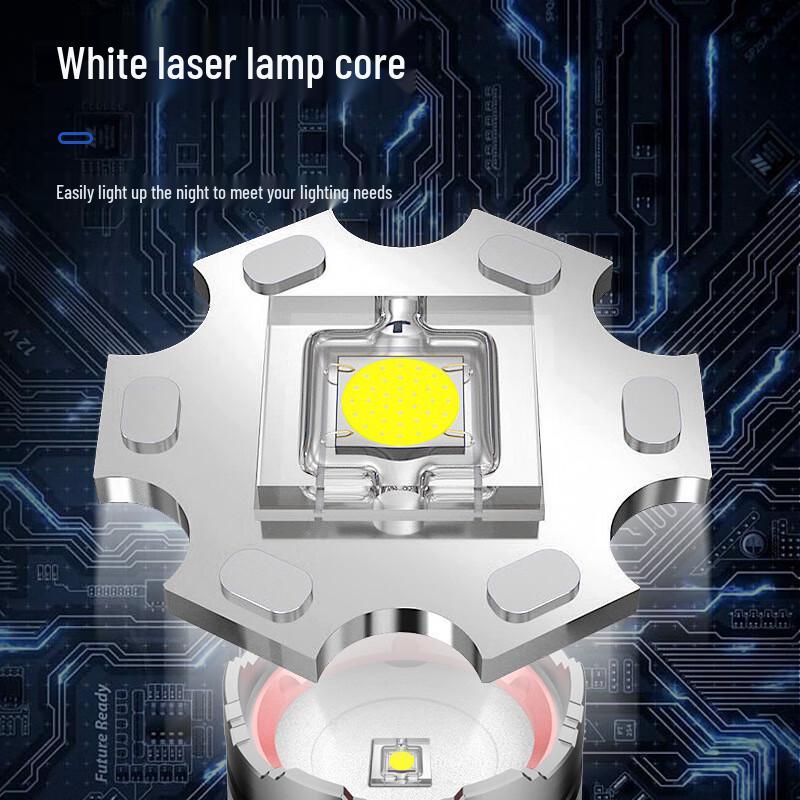 Nu Feng High Power Laser Flashlight with LCD Display and Type-C Charging