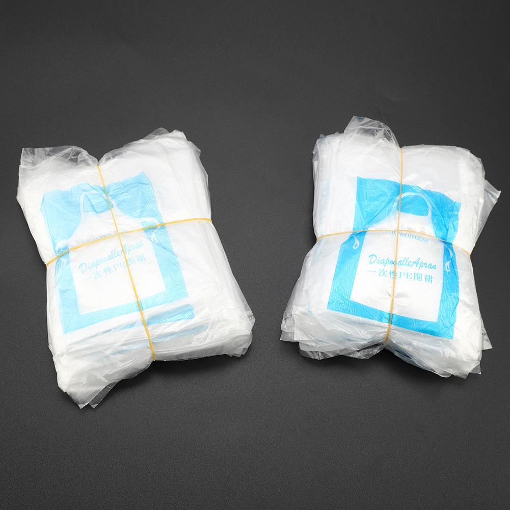 25PCS Disposable Waterproof Paint Multifunctional Kitchen Apron for Men and Women (Adult)