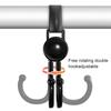 SEAMETAL 4pcs Car Hook Interior Seat Back Hanging Hooks Universal For Car Electric Bike Motorcycle Storage Goods Hanging Hook