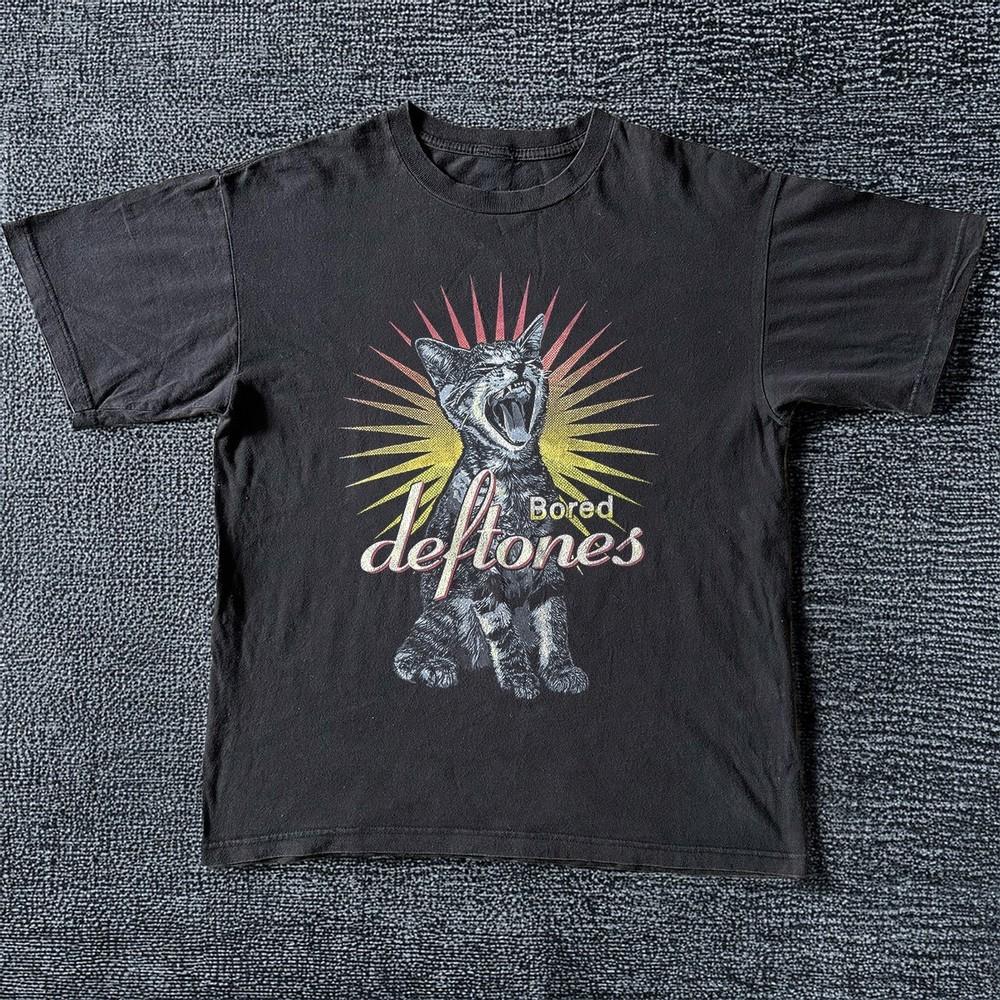 Deftones Bored Adrenaline 90s Black Cotton Tshirt Unisex T-Shirt XXXL
