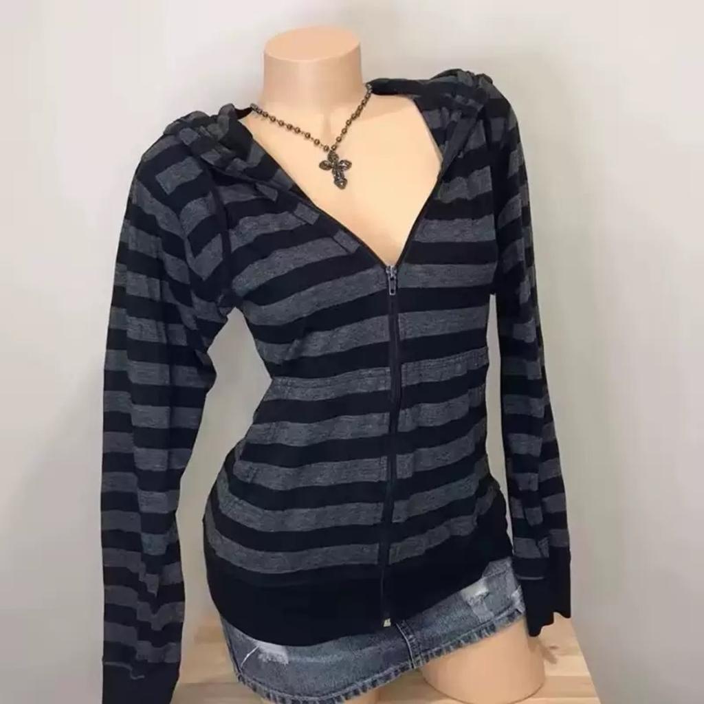 2KWEIRD Fashion Cute Casual Y2K Hooded sweatshirt Streetwear High street Y2K Long sleeve Top Classic Minimalist Clothes Unique Hip Hop