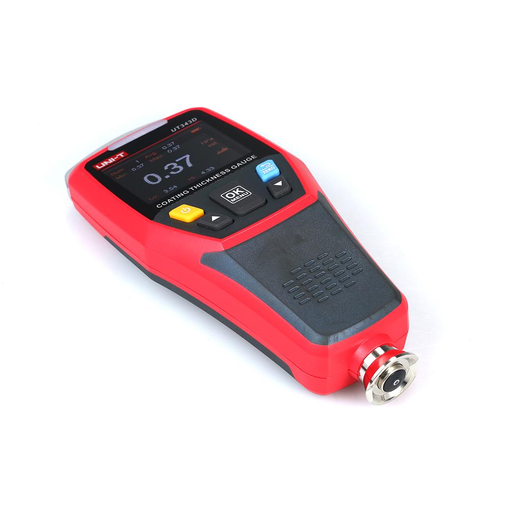 UNI-T UT343D Digitales Beschichtungsmessgerät, Dickeprüfgerät mit USB-Datenfunktion, Autodetektor