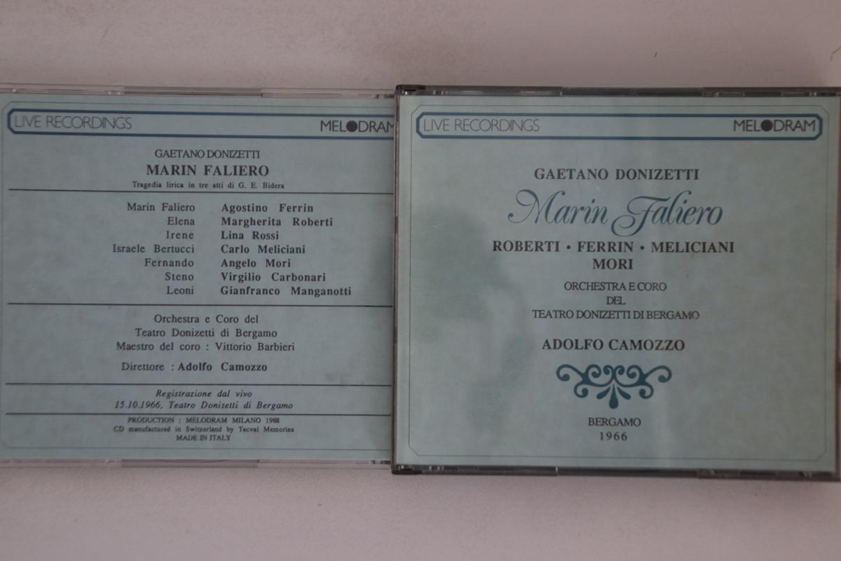 

CD ADOLFO CAMOZZO - Marin Faliero MEL27030 MELODRAM Non Japan Classical Used