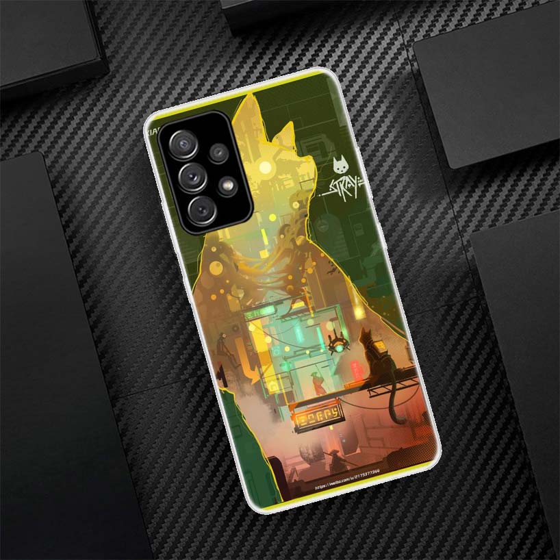 Stray Cat Game Phone Case For Samsung Galaxy A56 A55 A54 A53 A17 A16 A15 A14 A13 A36 A35 A34 A33 A26 A25 A24 A23 A05S A04S Galax