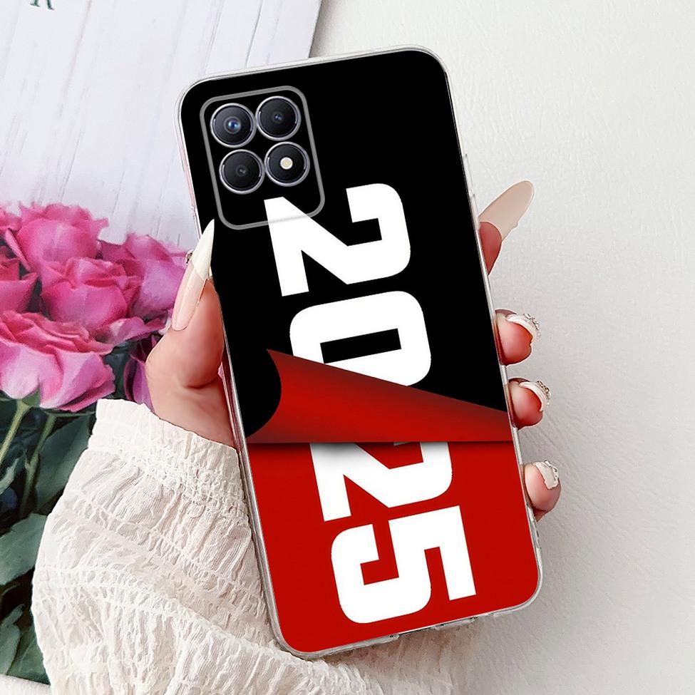 Clear Cover For Realme 8i Case RMX3151 Luxury Butterfly Love Flowers Cool Painted Phone Case For Realme Narzo 50 RMX3286 Cover
