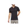 Calvin Klein Solid Color Button Short Sleeve Polo Shirt Men tops Black J30J325269-BEH