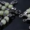 Swivels Bearing Connector Fishing Swivel Solid Ring Fishing Tackle Luminous Beads Fishing Connector