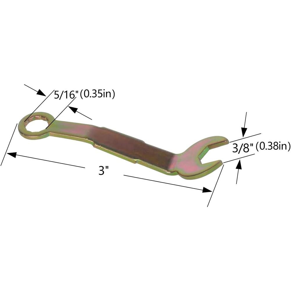 2Pcs Pivot Adjustment Wrench Bifold Closet Door Pivot Adjusting Wrench Bi-Fold Closet Door Pivot Adjustment Tool for Closet Door