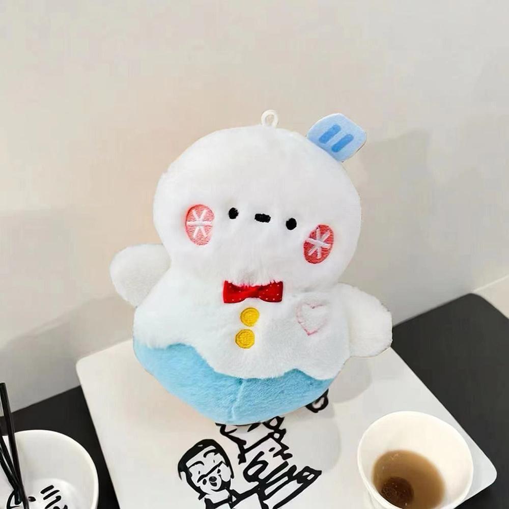 Game Love And Deepspace Sylus Zayne Cosplay Keychain Cartoon Crow Snowman Plush Cotton Doll Backpack Pendant Keyring Jewelry