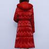 Elegant Woman Winter Coats Hooded Thick Warm Long Parkas Female Jacket Winter Clothes High Quality