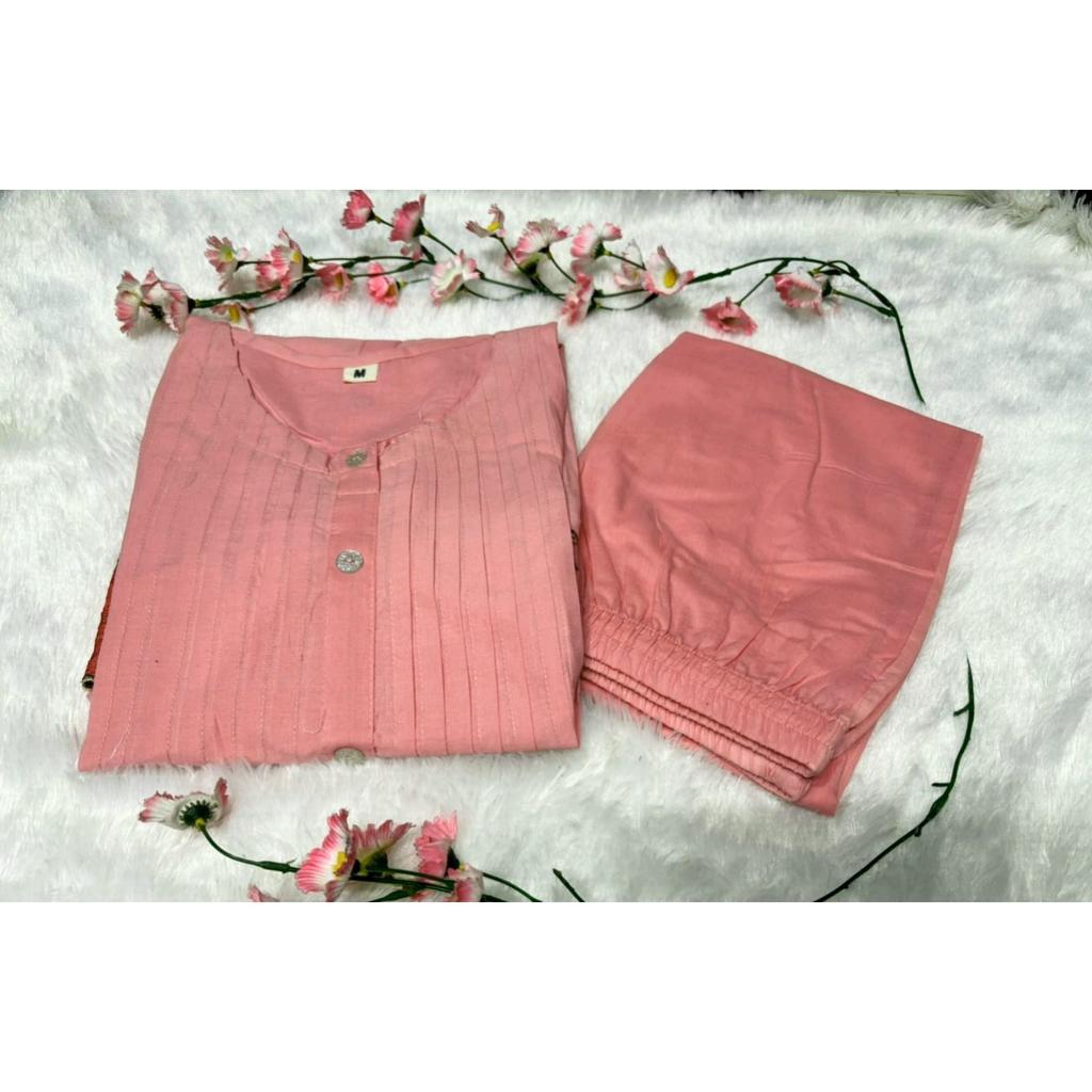 Beautiful Embroidery Kurta Pant Cord Set Indian Women Party Wear Kurta Set Dress