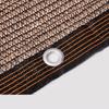 1pcs Encrypt 8 Needles Coffee Colored Sunshade Net Thickened Edging Perforated Anti UV Mesh Courtyard Cooling Anti-aging and Sun Protection Net