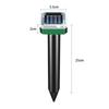 Radiation-Free Solar Ultrasonic Mole Repeller Solar Powered Rodent Deterrent Mouse Repeller  Garden