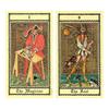 Kancharo 78-Card Tarot Card Set [The Medieval Scapini Tarot] Includes Japanese Tarot Card Instructions & Pouch (Authentic)