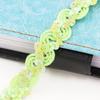 15MM Sequin Lace Braided Band 5 Yards Dress Wedding Tape Decor Ribbon  Trim Sewing Clothes Stage