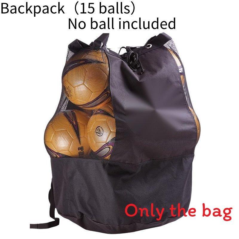 Large Durable Canvas Sports Ball Bag Multi-purpose Backpack Perfect For Soccer And Basketball