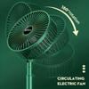 Air Conditioner Fan Foldable Electric Fans USB Rechargeable Summer Cooling Fan 2000mah PortableLow Noise Desk Folding Fan 1pc