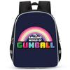 The Amazing World Of Gumball High Definition Printed Anti-Hunchback Wear-Resistant Schoolbag