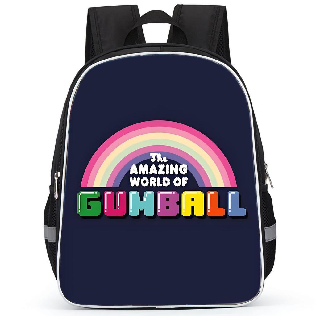 The Amazing World Of Gumball High Definition Printed Anti-Hunchback Wear-Resistant Schoolbag