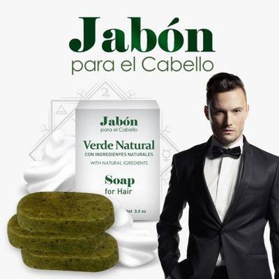 HK International Habon Para El Cabeo 2 Piece Set Natural Shampoo Bar Solid Shampoo, 100g, 2 Pieces