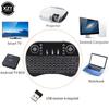 Mini I8 Drahtlose Tastatur Hintergrundbeleuchtet Englisch Russisch Hebräisch 2,4G Luftmaus Fernbedienung Touchpad Handheld für Android TV Box