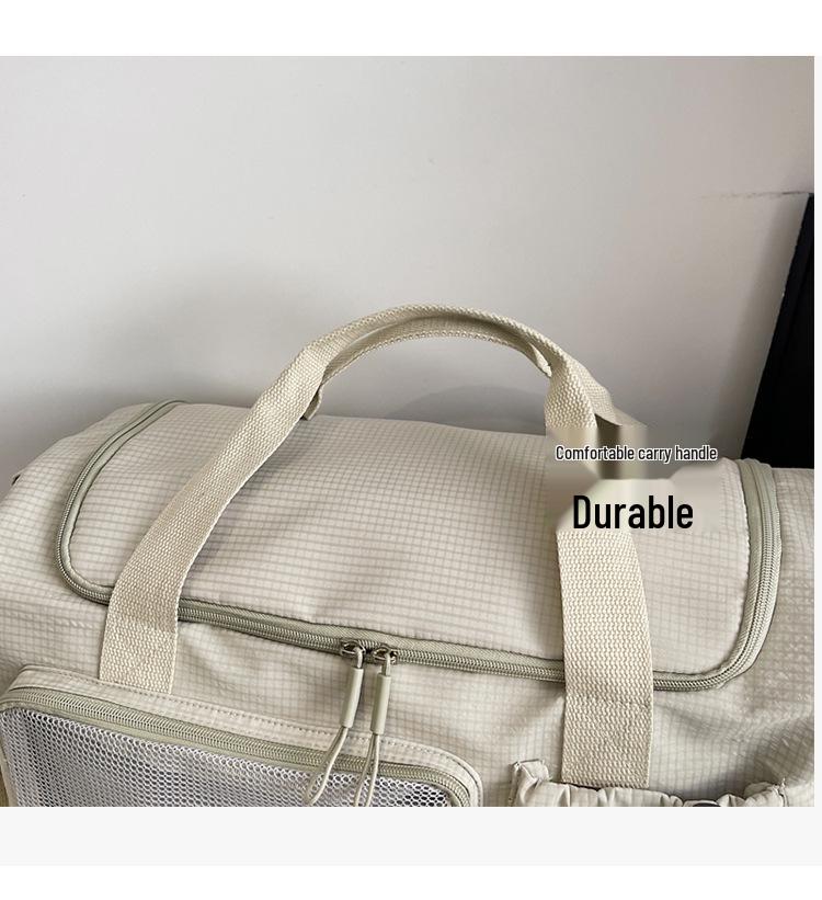 Sportliche Umhängetasche mit großem Fassungsvermögen und Trocken-/Nassfach für Reisen