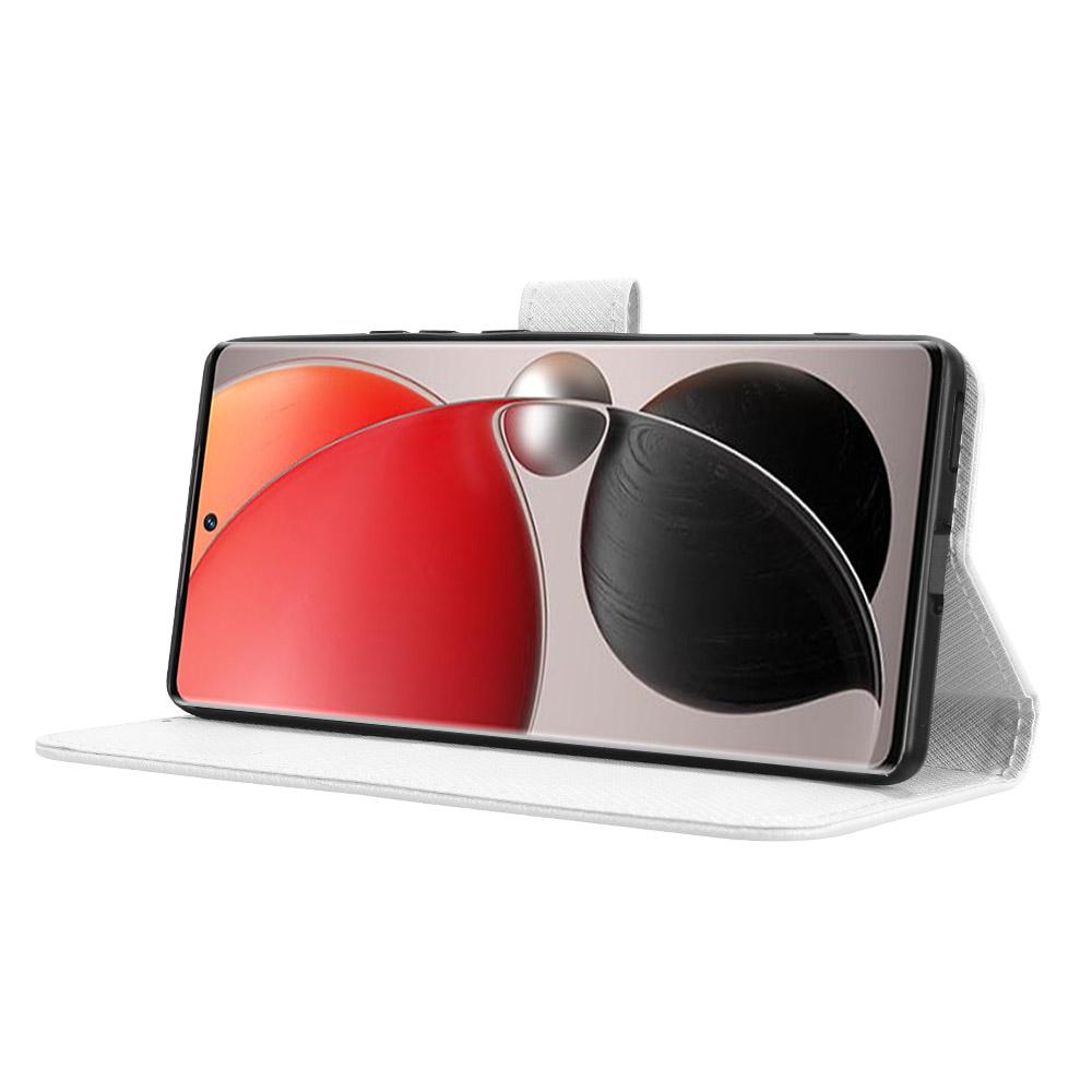 For Itel S25 Ultra Case PU Leather Diamond Texture Wallet Phone Cover