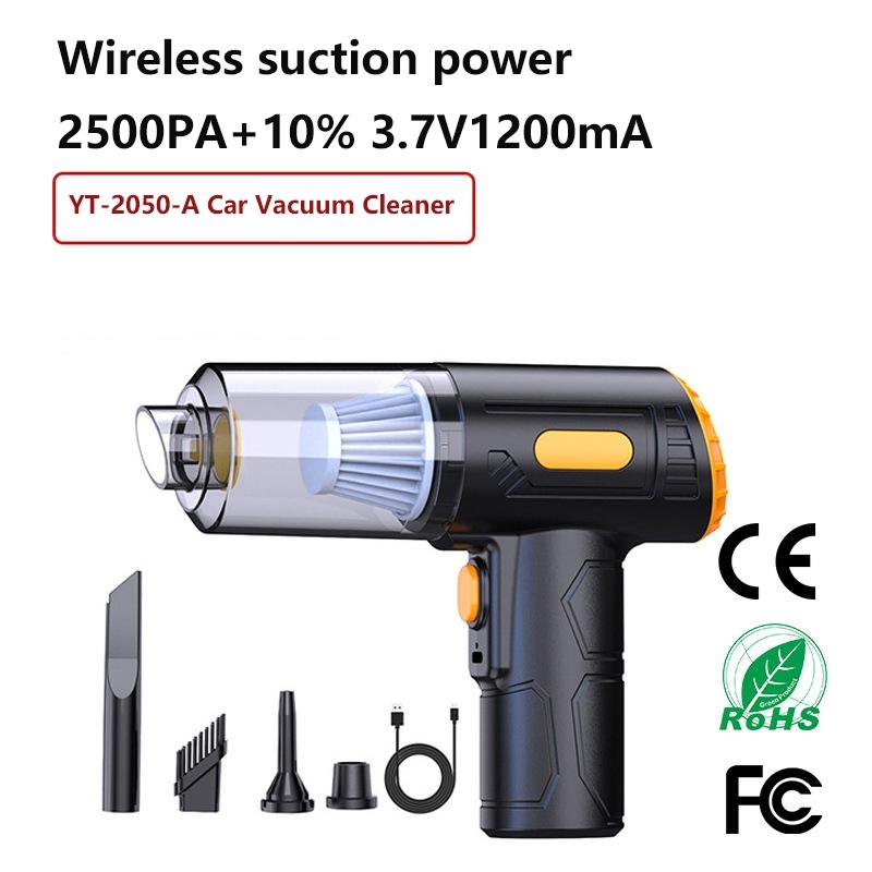 Car Wireless Vacuum Cleaner Machine Blowing Suction Powerful Portable Handheld For Home & Auto Lightweight Cordless Rechargeable
