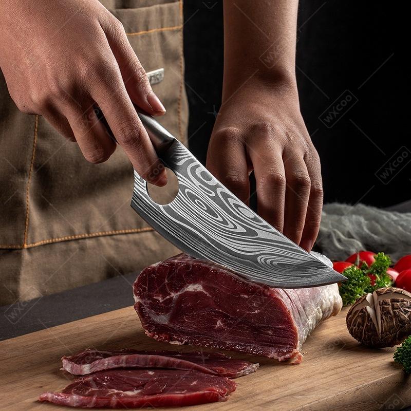 3 Types Cutting and Boning Knife Professional Chef's Knife Forged Kitchen Knives Fruit Knife BBQ Cooking Tools and Accessories