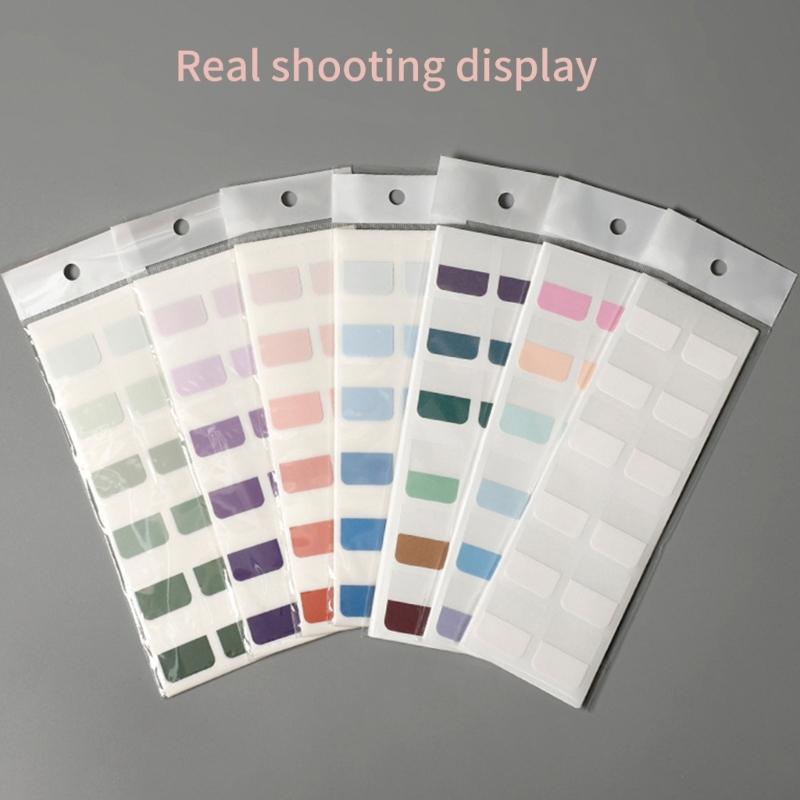 Adhesive Index Sticker 60/120/240Pcs PET Index Labels Reading Note Book Page Markers for Notebook Planner Calendar Book