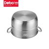 Debo Angelo 28cm 304 Edelstahl doppelwandiger Dampfgarer Topf