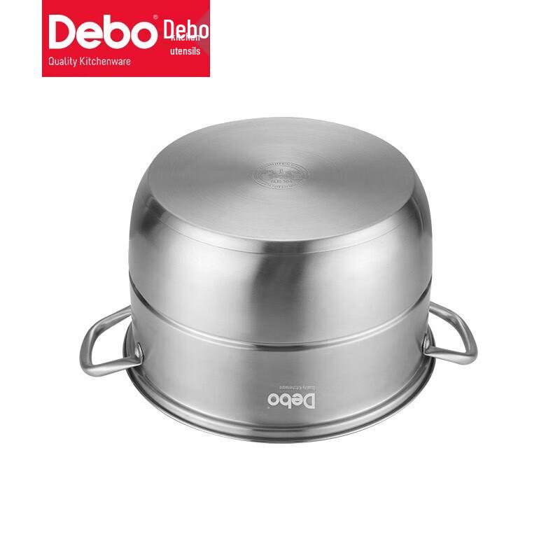 Debo Angelo 28cm 304 Edelstahl doppelwandiger Dampfgarer Topf