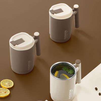 Detachable Double-Layer Coffee Cup With Handle Portable Insulated Milk Coffee Mug School Office Leak Proof Drinking Cup Drinkwar