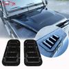 1 Pair Car Front Engine Hood Bonnet Vents Hood Air Outlet Trim Cover For Land Rover Defender 90 110 130 2004- Car Accessory