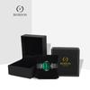 RORIOS Women's Watch, Japanese Quartz Movement, Malachite Stone, Green Dial, Water Resistant, Analog, Casual, Stainless Steel & Leather Band, Stylish,