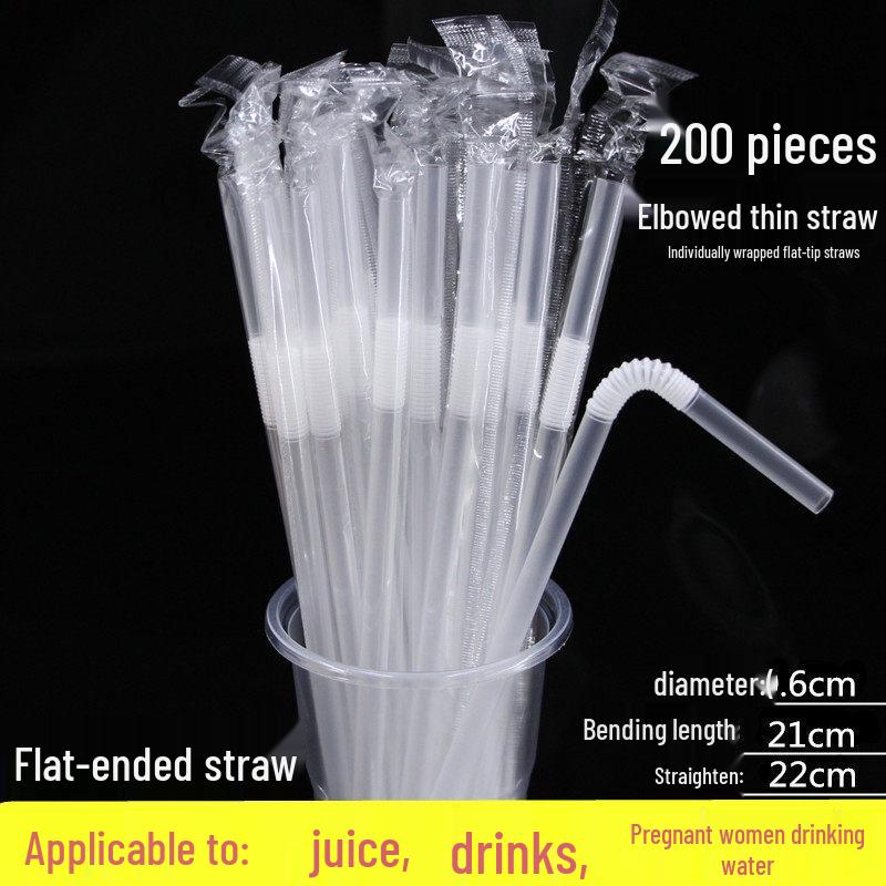 ZISIZ Disposable Boba Tea Straws