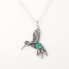 Chrome Diopside Gemstone 925 Sterling Silver Pendant 1.8" Jewelry Gift For Mom CP-20-6