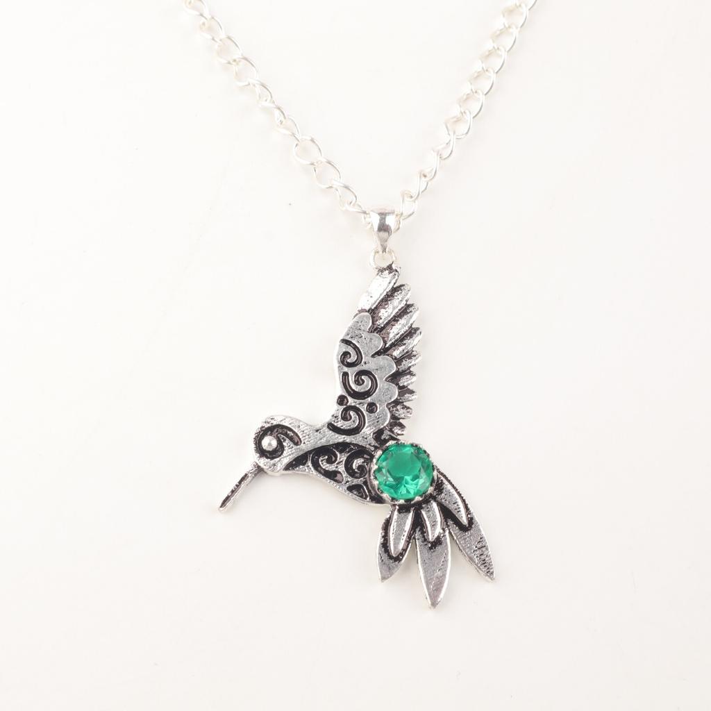 Chrome Diopside Gemstone 925 Sterling Silver Pendant 1.8" Jewelry Gift For Mom CP-20-6