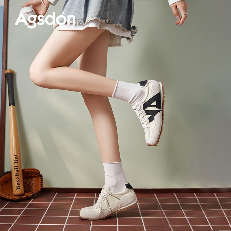 Augustus Dengde training shoes women's 2025 new autumn retro ballet Forrest Gump sports shoes casual function barefoot shoes