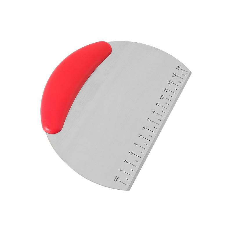 Scaled Flour Dough Cutting Knife, Milk Prick Sugar Non-cutting Knife Baking Tool Wholesale Stainless Steel Single-sided Cutting