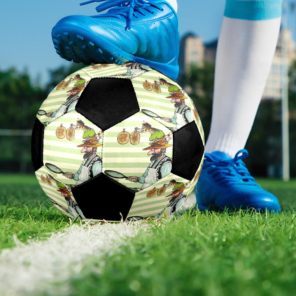 Pettson and Findus Theme Size 5 Soccer Ball, Suitable for Both Indoor and Outdoor Matches, a Gift Suitable for Everyone.
