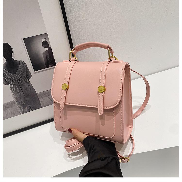 Backpack women's backpack niche design bag 2025 new fashion high sense small girl college bag