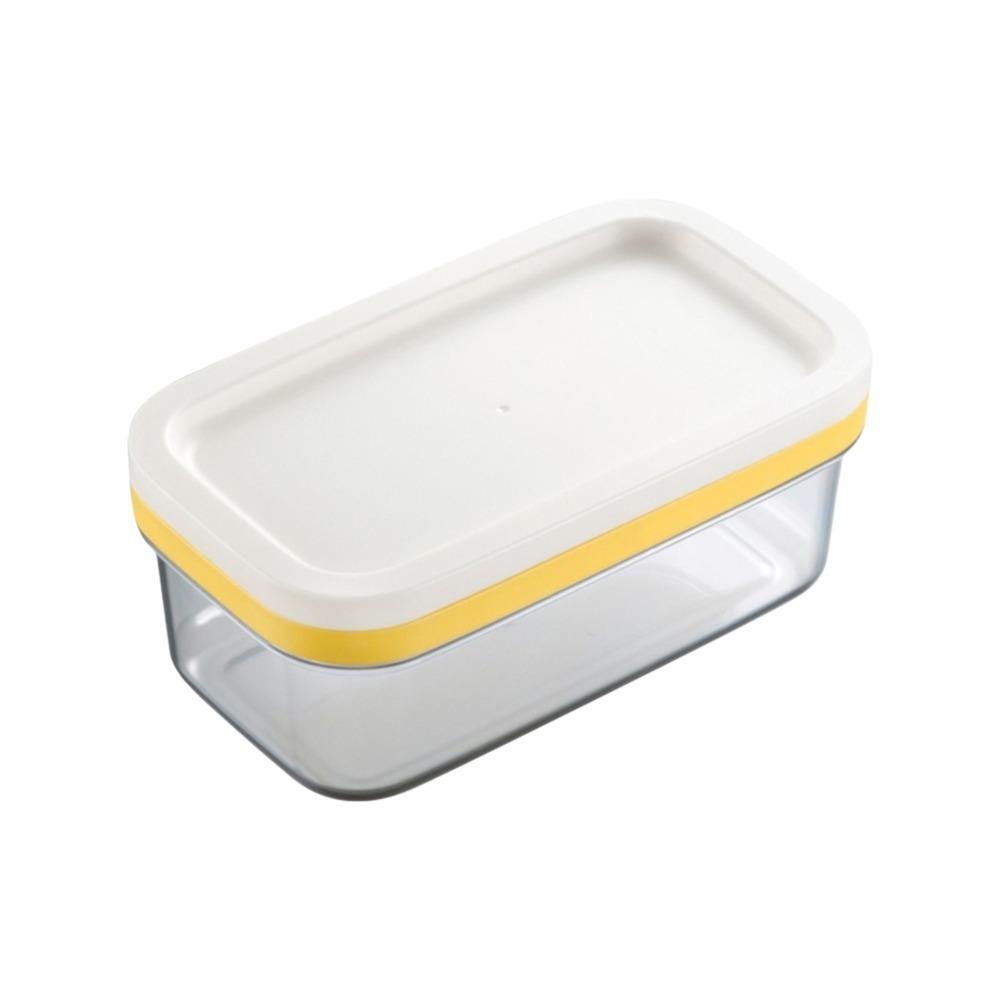 Detachable Butter Dish Plastic Butter Keeper Container Butter Cutter Box Refrigerator Organization