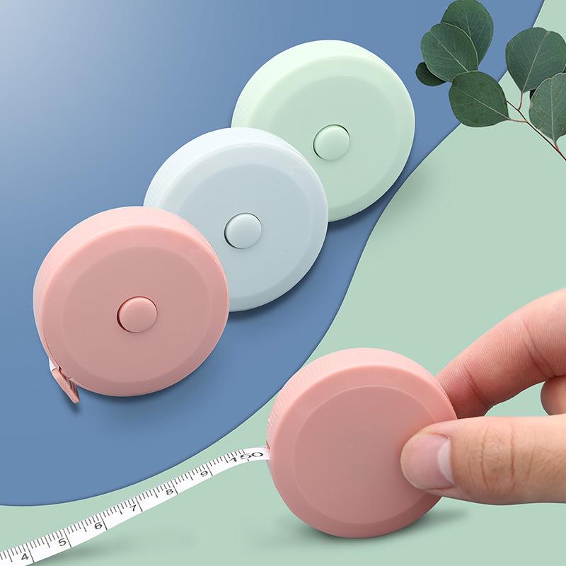 1.5M Portable Mini Small Tape Measure Measuring Tape Measuring Three-Circumference Leg Waist Bust Measuring Clothes