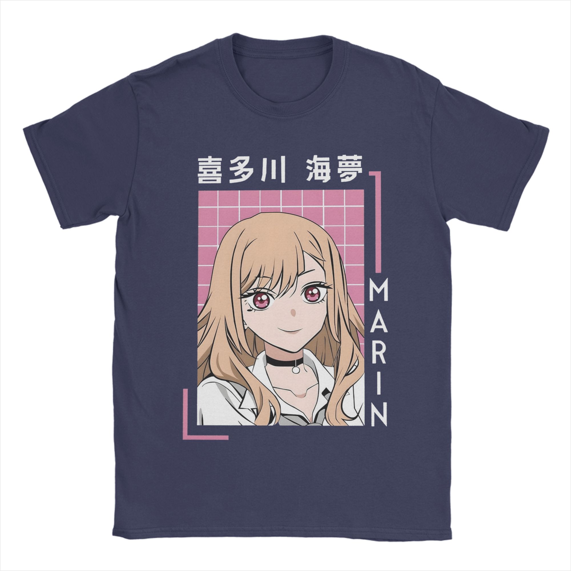 

Marin Kitagawa T-Shirt Men My Dress-Up Darling Anime Vintage 100% Cotton Tees Crew Neck Short Sleeve T Shirts Unique Clothes XL